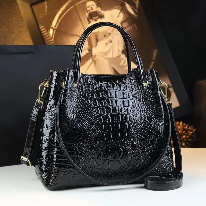 The Virella Croc Tote Bag