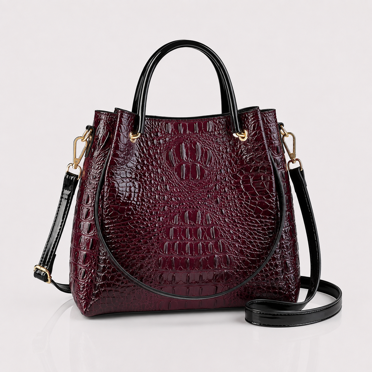 The Virella Croc Tote Bag