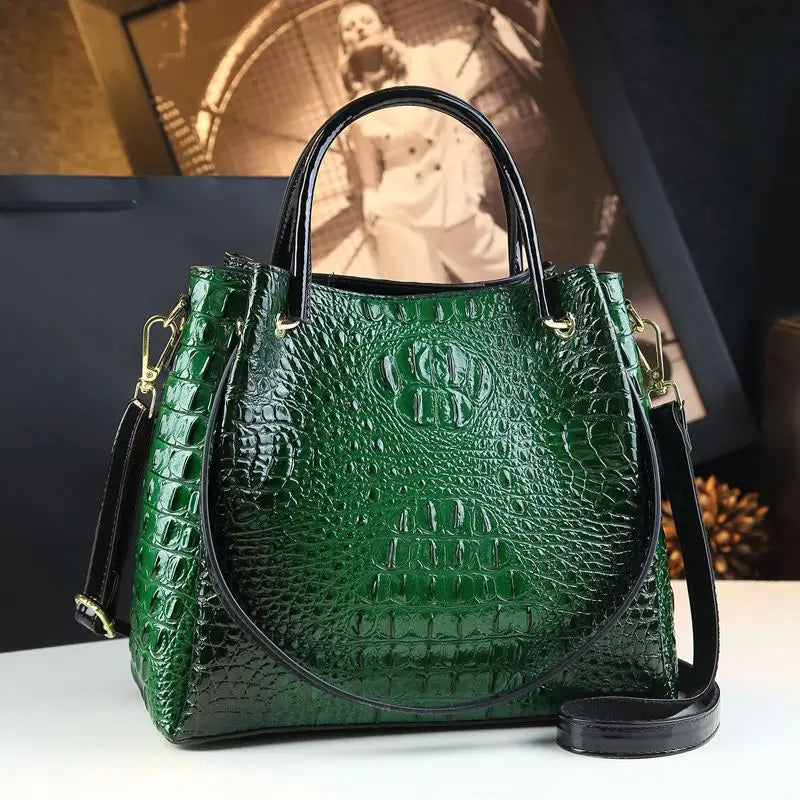 The Virella Croc Tote Bag