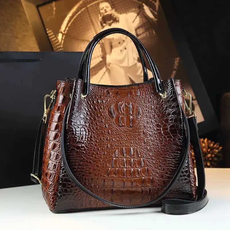 The Virella Croc Tote Bag