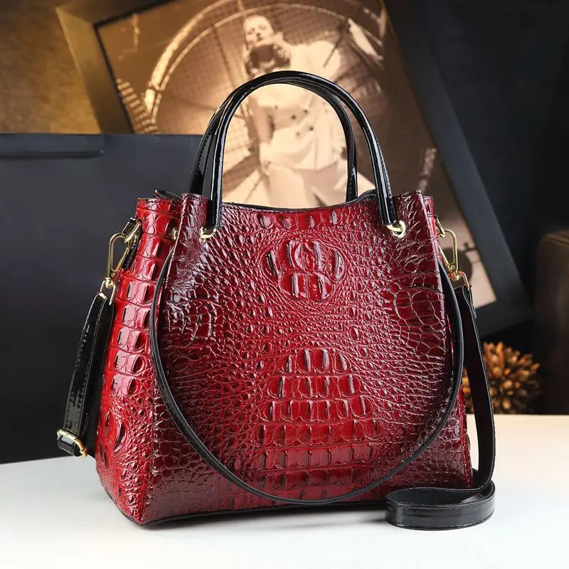 The Virella Croc Tote Bag