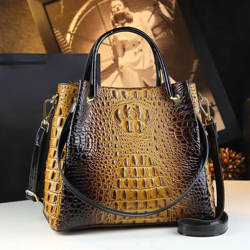 The Virella Croc Tote Bag