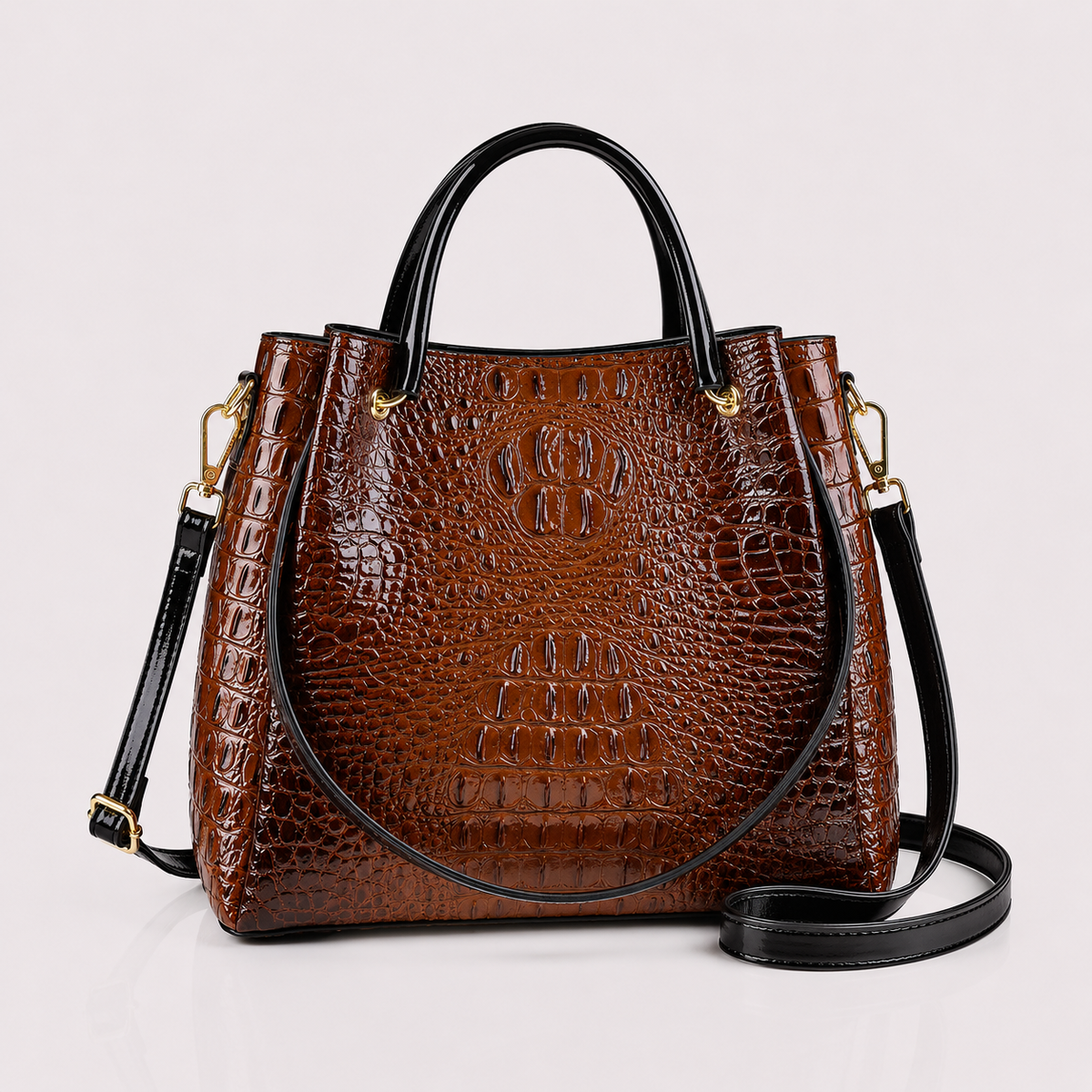 The Virella Croc Tote Bag